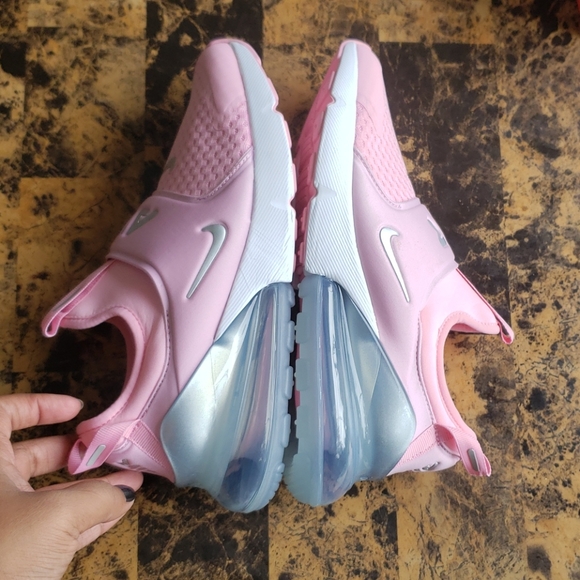 Nike Air Max 270 Extreme (GS) Pink Metallic Silver - Picture 7 of 16